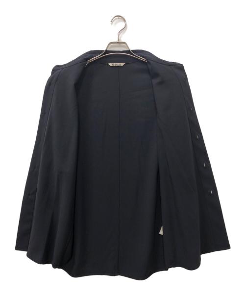 AURALEE（オーラリー）AURALEE (オーラリー) HARD TWIST WOOL DOBBY SHIRTS ネイビー サイズ:4の古着・服飾アイテム