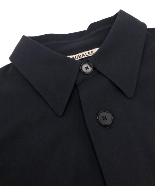 AURALEE（オーラリー）AURALEE (オーラリー) HARD TWIST WOOL DOBBY SHIRTS ネイビー サイズ:4の古着・服飾アイテム