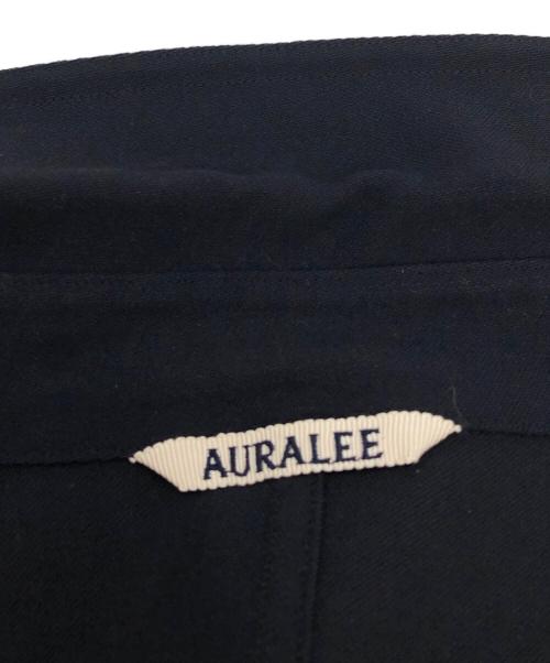 AURALEE（オーラリー）AURALEE (オーラリー) HARD TWIST WOOL DOBBY SHIRTS ネイビー サイズ:4の古着・服飾アイテム