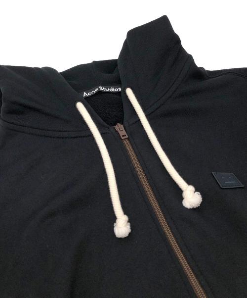 Acne studios（アクネ ストゥディオズ）Acne studios (アクネ ストゥディオズ) Hooded zip sweater ブラック サイズ:Lの古着・服飾アイテム