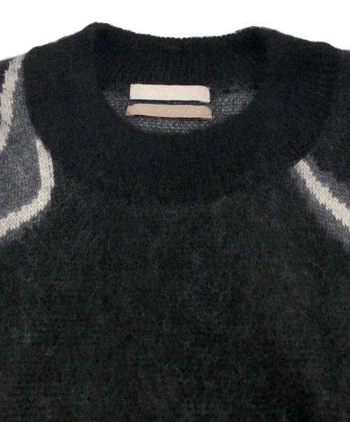 KANAKO SAKAI（カナコ サカイ）KANAKO SAKAI (カナコ サカイ) シルクモヘアジャカードニットセーター グレー サイズ:SIZE FREEの古着・服飾アイテム