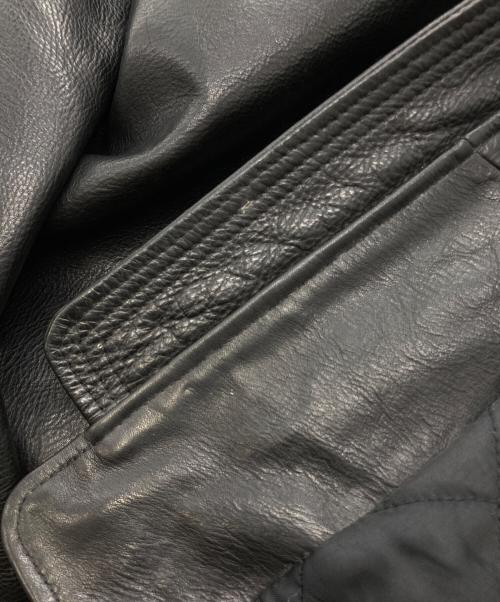 BURBERRY BRIT（バーバリーブリット）BURBERRY BRIT (バーバリーブリット) レザーシングルライダースジャケット ブラック サイズ:SIZE Mの古着・服飾アイテム