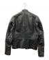 BURBERRY BRIT (バーバリーブリット) レザーシングルライダースジャケット ブラック サイズ:SIZE M：35000円