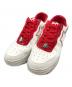 A BATHING APE（アベイシングエイプ）の古着「BAPESAT ローカットスニーカー」｜ホワイト