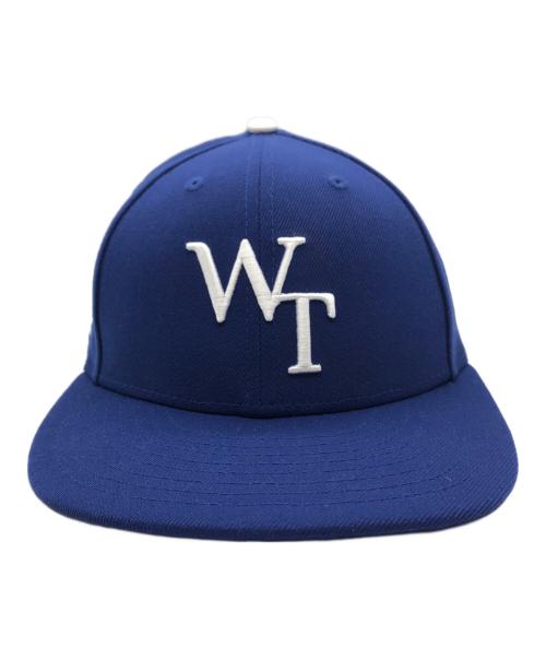 New Era（ニューエラ）New Era (ニューエラ) WTAPS (ダブルタップス) 59FIFTY LOW PROFILE / CAP / POLY. TWILL ブルー サイズ:57.7ｃｍの古着・服飾アイテム