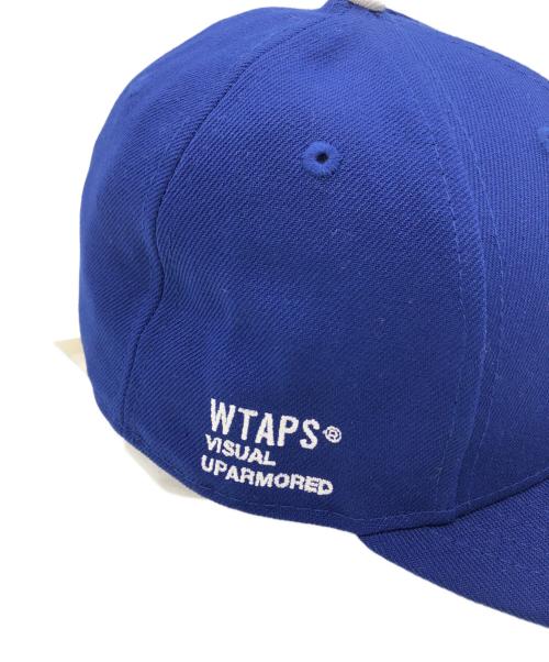 New Era（ニューエラ）New Era (ニューエラ) WTAPS (ダブルタップス) 59FIFTY LOW PROFILE / CAP / POLY. TWILL ブルー サイズ:57.7ｃｍの古着・服飾アイテム