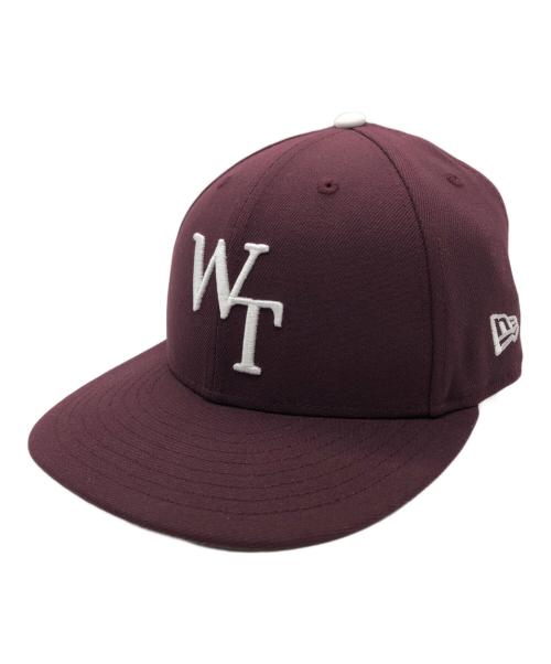 New Era（ニューエラ）New Era (ニューエラ) WTAPS (ダブルタップス) 59FIFTY LOW PROFILE / CAP / POLY. TWILL ボルドー サイズ:57.7ｃｍの古着・服飾アイテム