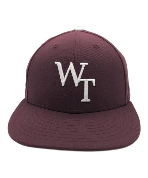 New Era（ニューエラ）New Era (ニューエラ) WTAPS (ダブルタップス) 59FIFTY LOW PROFILE / CAP / POLY. TWILL ボルドー サイズ:57.7ｃｍの古着・服飾アイテム