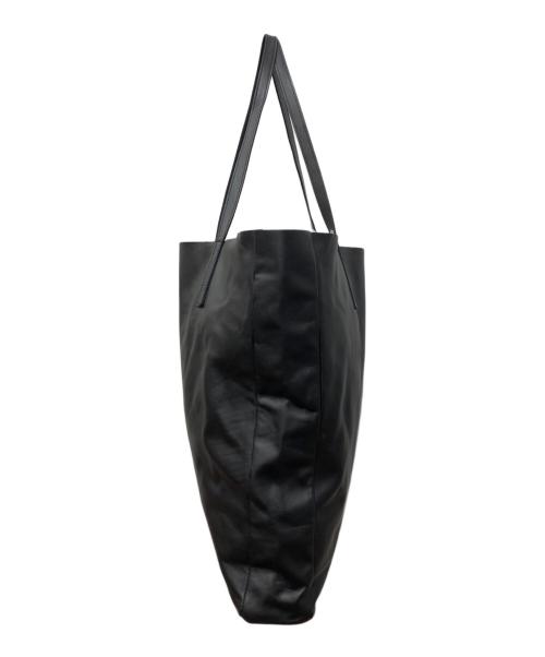 Plage（プラージュ）Plage (プラージュ) les Tendre leather tote バッグ ブラックの古着・服飾アイテム