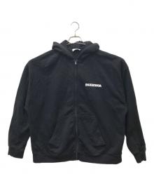 BALENCIAGA×Ru Paul Charles（バレンシアガ）の古着「TURN ZIP-UP HOODIE」｜ブラック