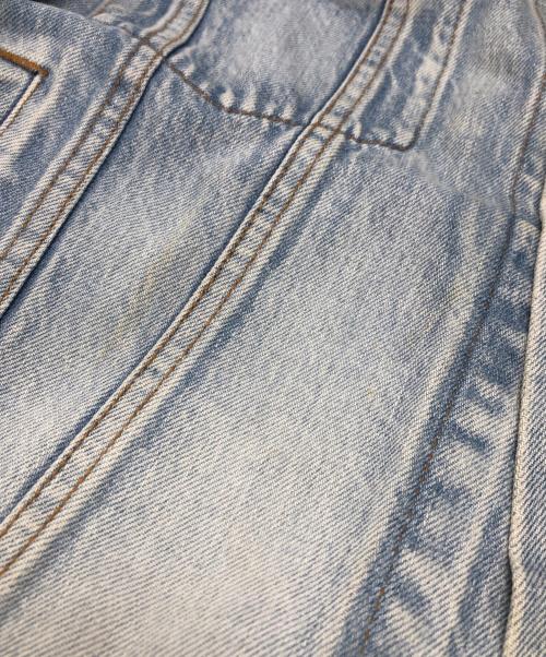 BALENCIAGA（バレンシアガ）BALENCIAGA (バレンシアガ) バックロゴデニムジャケット ブルー サイズ:44の古着・服飾アイテム
