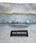 中古・古着 BALENCIAGA (バレンシアガ) バックロゴデニムジャケット ブルー サイズ:44：40000円