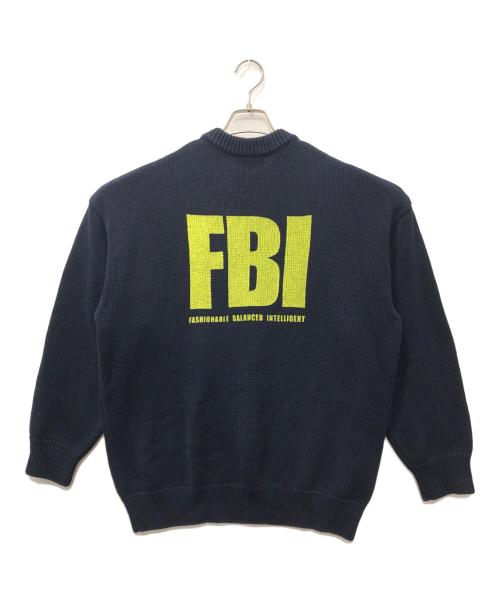 BALENCIAGA（バレンシアガ）BALENCIAGA (バレンシアガ) FBIニットセーター ネイビー サイズ:XSの古着・服飾アイテム
