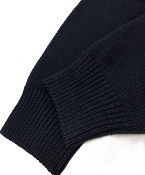 BALENCIAGA（バレンシアガ）BALENCIAGA (バレンシアガ) FBIニットセーター ネイビー サイズ:XSの古着・服飾アイテム