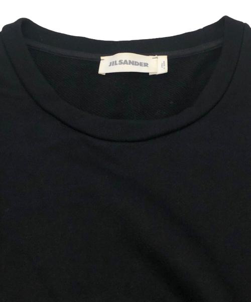 JIL SANDER（ジルサンダー）JIL SANDER (ジルサンダー) カットオフS/Sスウェット ブラック サイズ:SIZE Sの古着・服飾アイテム