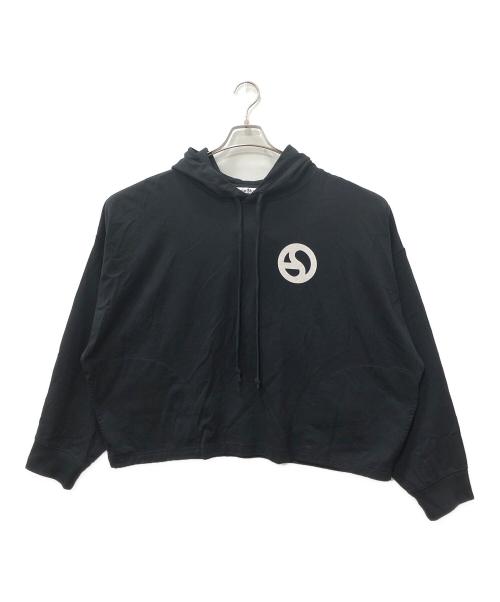 Acne studios（アクネ ストゥディオズ）Acne studios (アクネ ストゥディオズ) ロゴプルオーバーパーカー ブラック サイズ:SIZE Sの古着・服飾アイテム