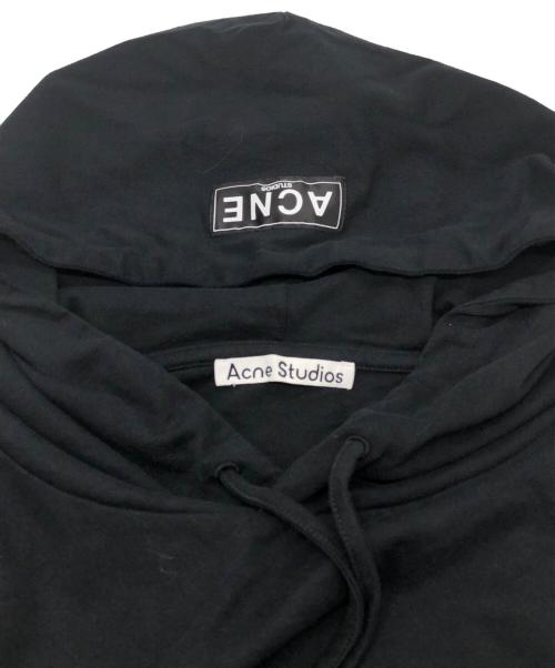 Acne studios（アクネ ストゥディオズ）Acne studios (アクネ ストゥディオズ) ロゴプルオーバーパーカー ブラック サイズ:SIZE Sの古着・服飾アイテム
