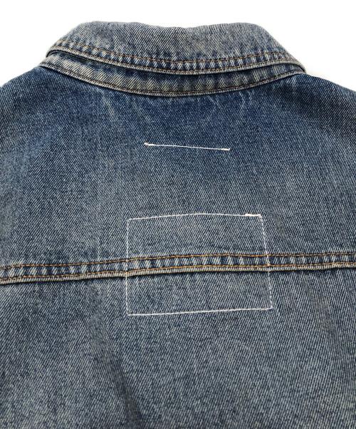 MM6 Maison Margiela（エムエムシックスメゾンマルジェラ）MM6 Maison Margiela (エムエムシックスメゾンマルジェラ) オーバーサイズウォッシュドデニムジャケット ブルー サイズ:46の古着・服飾アイテム