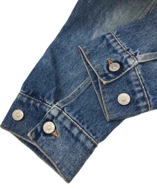 MM6 Maison Margiela（エムエムシックスメゾンマルジェラ）MM6 Maison Margiela (エムエムシックスメゾンマルジェラ) オーバーサイズウォッシュドデニムジャケット ブルー サイズ:46の古着・服飾アイテム