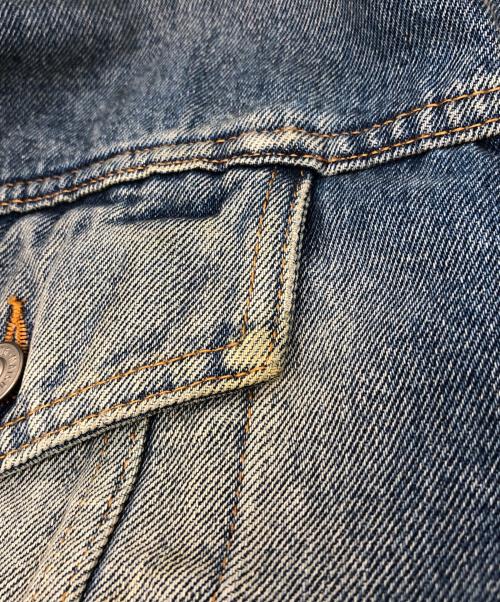MM6 Maison Margiela（エムエムシックスメゾンマルジェラ）MM6 Maison Margiela (エムエムシックスメゾンマルジェラ) オーバーサイズウォッシュドデニムジャケット ブルー サイズ:46の古着・服飾アイテム