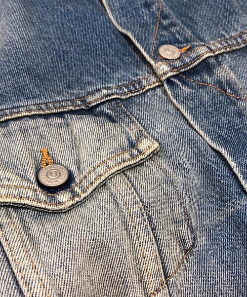 MM6 Maison Margiela（エムエムシックスメゾンマルジェラ）MM6 Maison Margiela (エムエムシックスメゾンマルジェラ) オーバーサイズウォッシュドデニムジャケット ブルー サイズ:46の古着・服飾アイテム