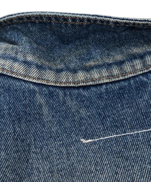 MM6 Maison Margiela（エムエムシックスメゾンマルジェラ）MM6 Maison Margiela (エムエムシックスメゾンマルジェラ) オーバーサイズウォッシュドデニムジャケット ブルー サイズ:46の古着・服飾アイテム