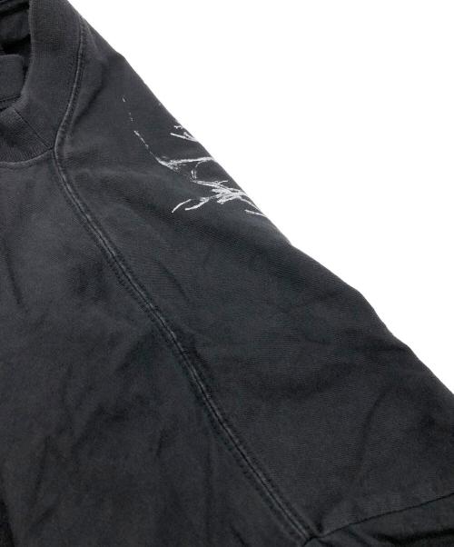 BALENCIAGA（バレンシアガ）BALENCIAGA (バレンシアガ) メタルロゴ ロングスリーブカットソー ブラック サイズ:Lの古着・服飾アイテム