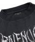 中古・古着 BALENCIAGA (バレンシアガ) メタルロゴ ロングスリーブカットソー ブラック サイズ:L：70000円