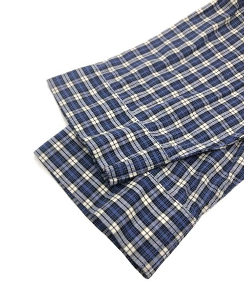 RRL（ダブルアールエル）RRL (ダブルアールエル) チェックパジャマシャツ ブルー サイズ:SIZE Mの古着・服飾アイテム