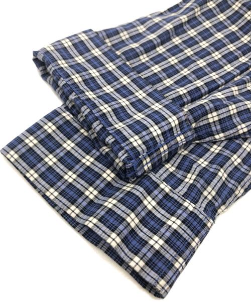 RRL（ダブルアールエル）RRL (ダブルアールエル) チェックパジャマシャツ ブルー サイズ:SIZE Mの古着・服飾アイテム