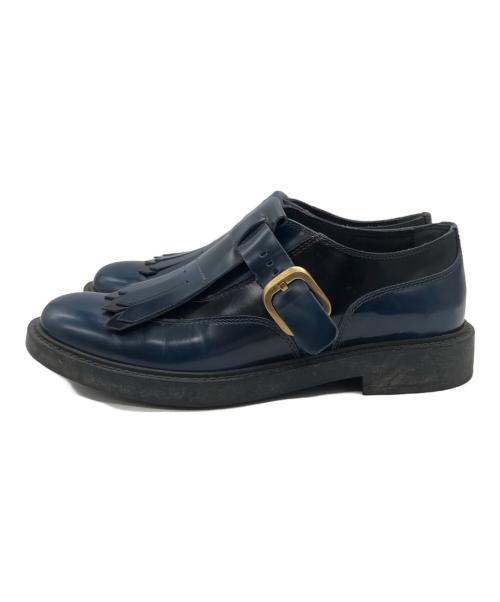 TOD'S（トッズ）TOD'S (トッズ) タッセルストラップシューズ ネイビー サイズ:SIZE 36の古着・服飾アイテム