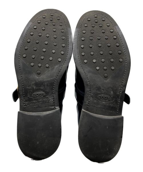 TOD'S（トッズ）TOD'S (トッズ) タッセルストラップシューズ ネイビー サイズ:SIZE 36の古着・服飾アイテム