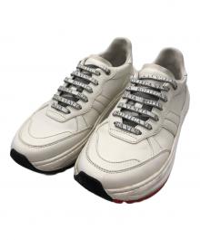 BOTTEGA VENETA（ボッテガベネタ）の古着「Speedster Sneaker 'White Red'」｜ホワイト