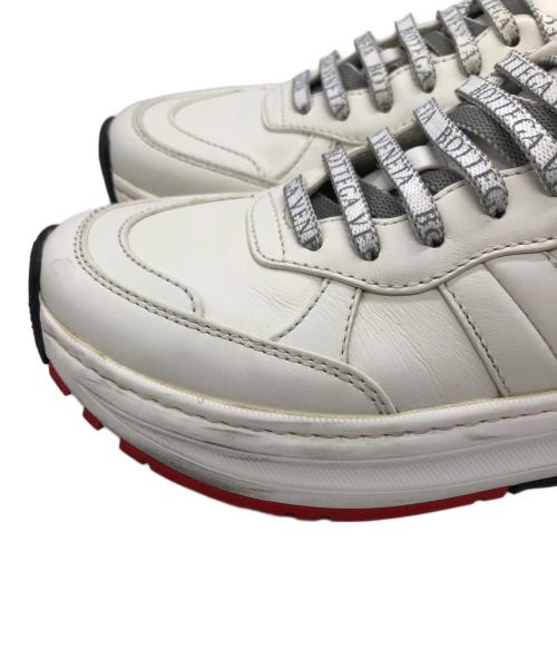 BOTTEGA VENETA（ボッテガベネタ）BOTTEGA VENETA (ボッテガベネタ) Speedster Sneaker 'White Red' ホワイト サイズ:39の古着・服飾アイテム