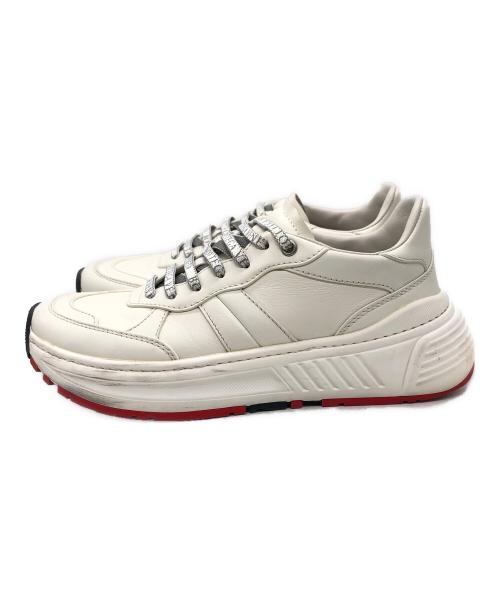 BOTTEGA VENETA（ボッテガベネタ）BOTTEGA VENETA (ボッテガベネタ) Speedster Sneaker 'White Red' ホワイト サイズ:39の古着・服飾アイテム