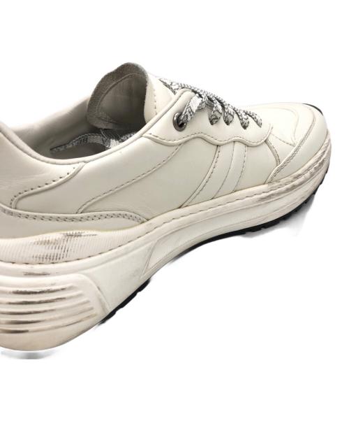 BOTTEGA VENETA（ボッテガベネタ）BOTTEGA VENETA (ボッテガベネタ) Speedster Sneaker 'White Red' ホワイト サイズ:39の古着・服飾アイテム