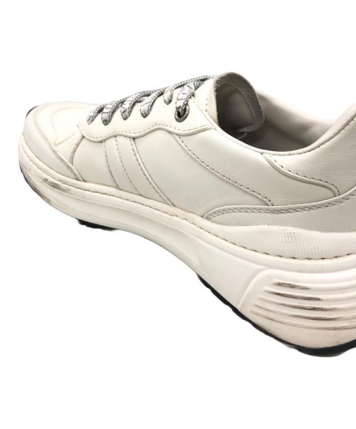 BOTTEGA VENETA（ボッテガベネタ）BOTTEGA VENETA (ボッテガベネタ) Speedster Sneaker 'White Red' ホワイト サイズ:39の古着・服飾アイテム