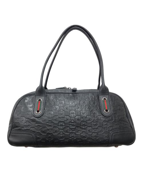 GUCCI（グッチ）GUCCI (グッチ) シェリーライン レー ミニボストンバッグ ブラック サイズ:下記参照の古着・服飾アイテム