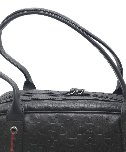 GUCCI（グッチ）GUCCI (グッチ) シェリーライン レー ミニボストンバッグ ブラック サイズ:下記参照の古着・服飾アイテム
