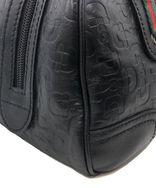 GUCCI（グッチ）GUCCI (グッチ) シェリーライン レー ミニボストンバッグ ブラック サイズ:下記参照の古着・服飾アイテム