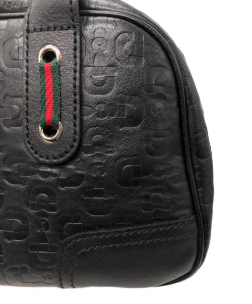 GUCCI（グッチ）GUCCI (グッチ) シェリーライン レー ミニボストンバッグ ブラック サイズ:下記参照の古着・服飾アイテム