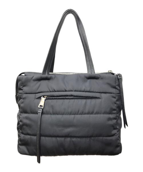 PRADA（プラダ）PRADA (プラダ) テスートボンバー トートバック ブラックの古着・服飾アイテム