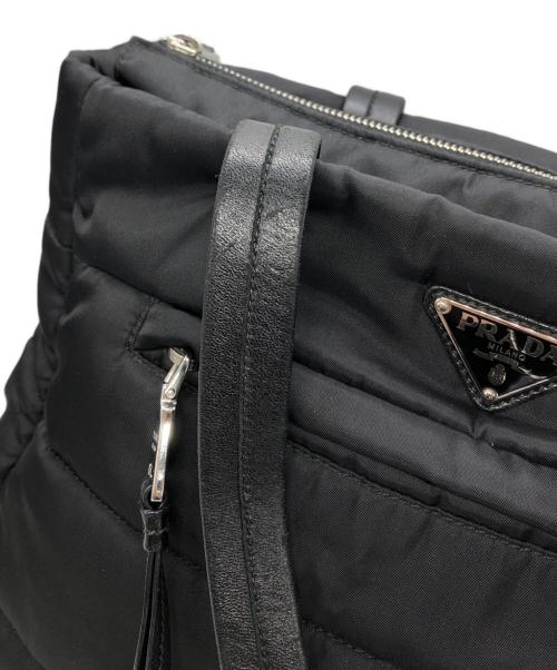 PRADA（プラダ）PRADA (プラダ) テスートボンバー トートバック ブラックの古着・服飾アイテム