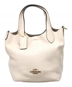 中古・古着通販】COACH (コーチ) 馬車ロゴクロスボディバッグ ホワイト