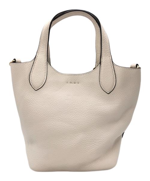 COACH（コーチ）COACH (コーチ) HANNA BUCKET ハンナ バケット 2WAYバッグ アイボリーの古着・服飾アイテム