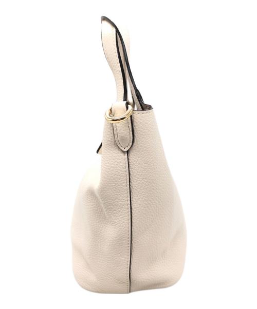 COACH（コーチ）COACH (コーチ) HANNA BUCKET ハンナ バケット 2WAYバッグ アイボリーの古着・服飾アイテム