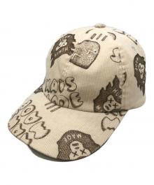 HUMAN MADE×KAWS（ヒューマンメイド×カウズ）の古着「Corduroy Print Cap」｜ベージュ