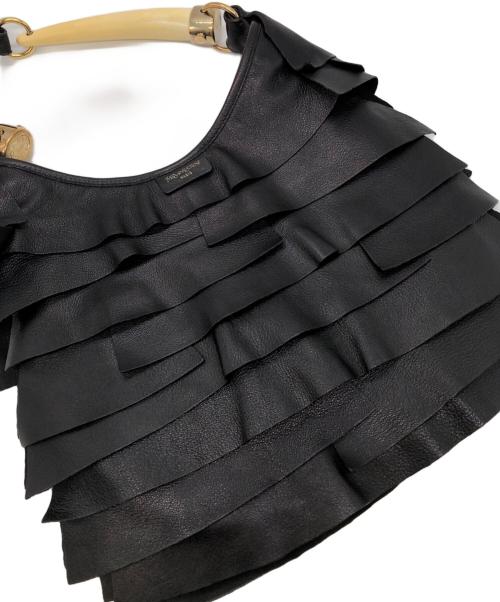 Yves Saint Laurent（イヴサンローラン）Yves Saint Laurent (イヴサンローラン) サントロペ モンバサ ショルダーバッグ ブラック サイズ:下記参照の古着・服飾アイテム