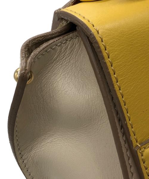 Salvatore Ferragamo（サルヴァトーレ フェラガモ）Salvatore Ferragamo (サルヴァトーレ フェラガモ) ソフィアガンチーニ2WAYバッグ ベージュ×イエロー サイズ:下記参照の古着・服飾アイテム