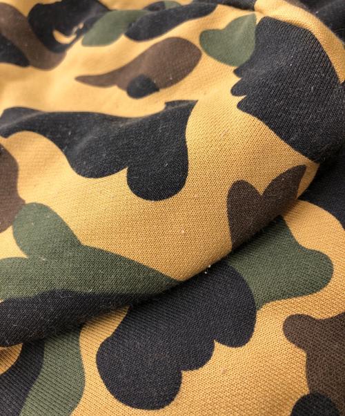 A BATHING APE（アベイシングエイプ）A BATHING APE (アベイシングエイプ) 1st Camo Sleeve Pocket Hoodie ベージュ×カーキ サイズ:2XLの古着・服飾アイテム